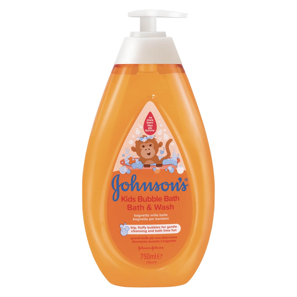 [1030042] JOHNSON'S KIDS 750ML BUBBLE BATH /ΑΝΤΛΙΑ