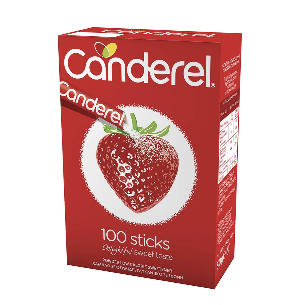 [1018798] Canderel Υποκατάστατο Ζάχαρης 100 Sticks