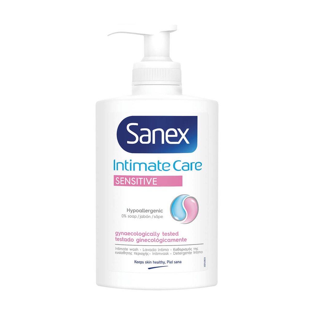 [1023872] Sanex Intimate Care Sensitive Υγρό Καθαρισμού 250ml για Ήπια Καθημερινή Φροντίδα