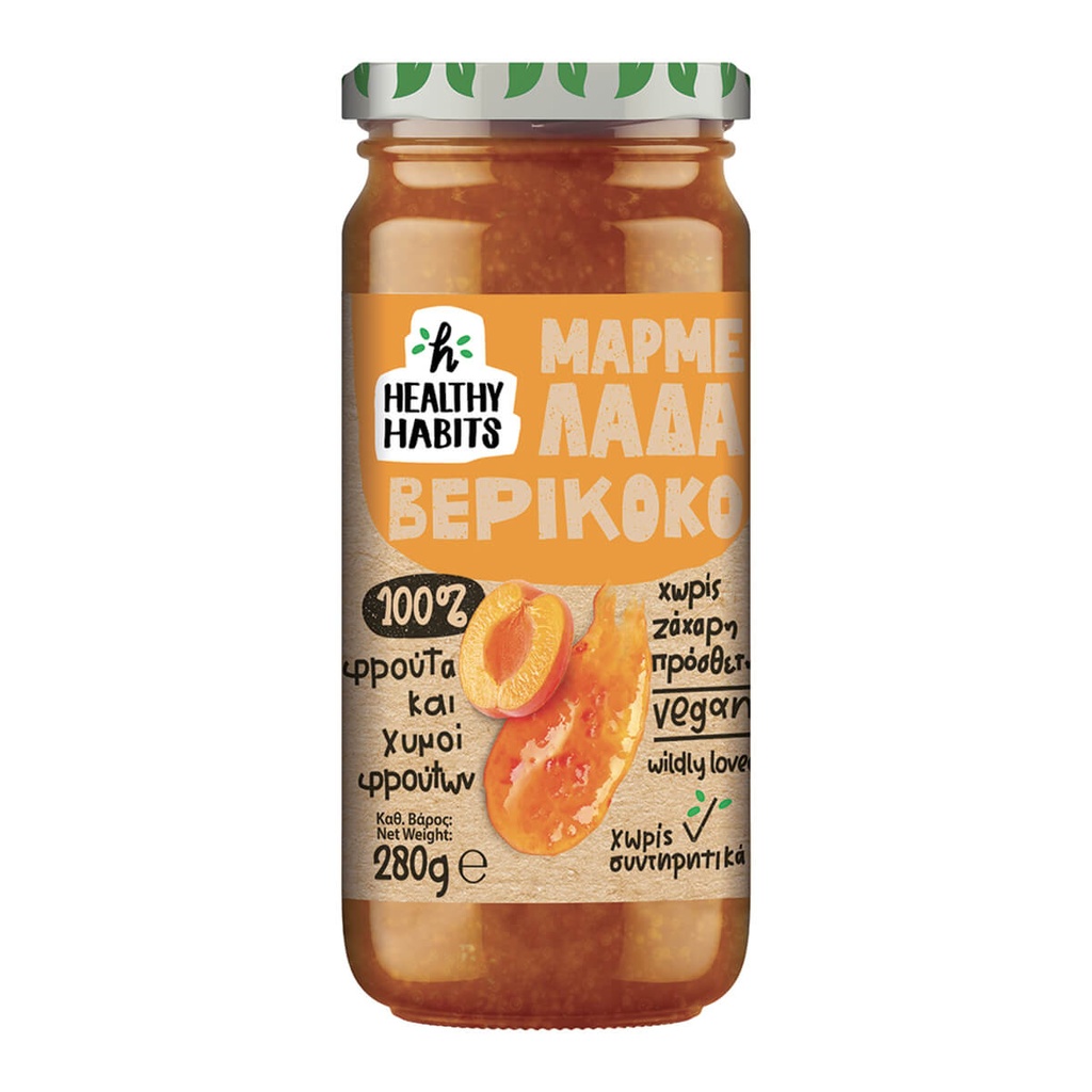 [1020561] HEALTHY HABITS 280G ΜΑΡΜΕΛΑΔΑ ΒΕΡΙΚΟΚΟ