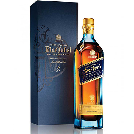 [1031175] JOHNNIE WALKER 0,7cl BLUE LABEL WHISKY (ΚΟΥΤ)