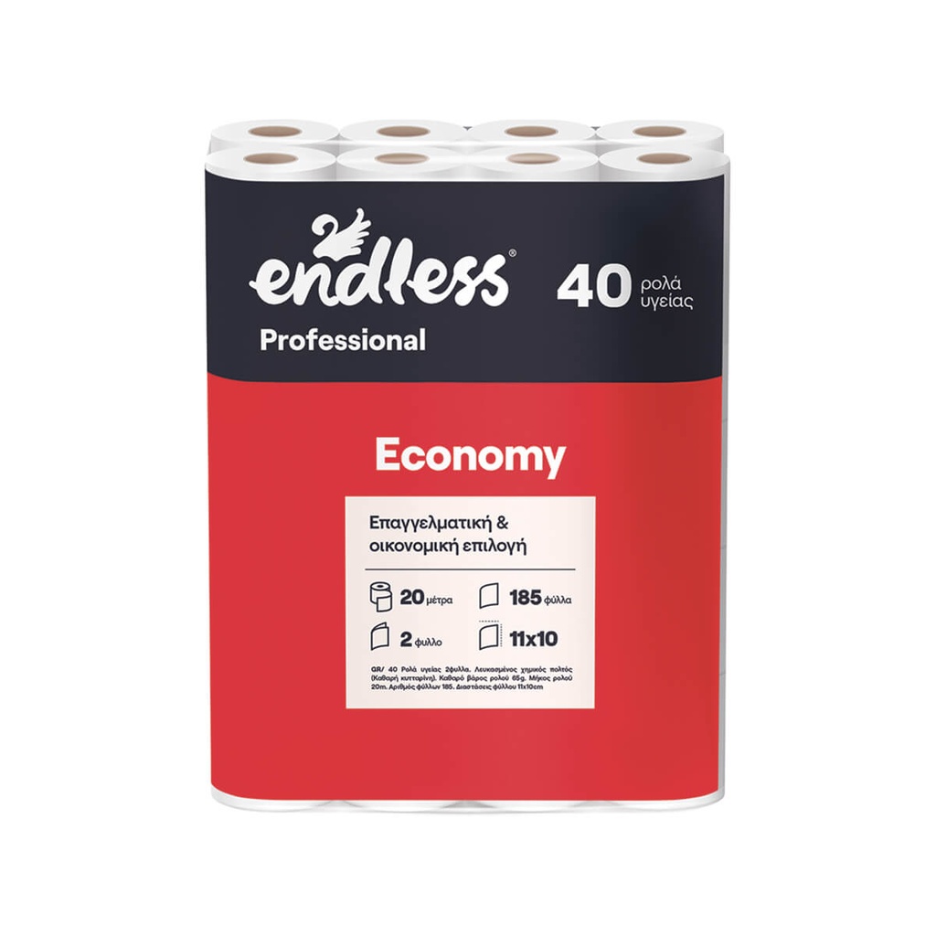 [1018362] Endless Economy Χαρτί Υγείας Γκοφρέ 40x65gr