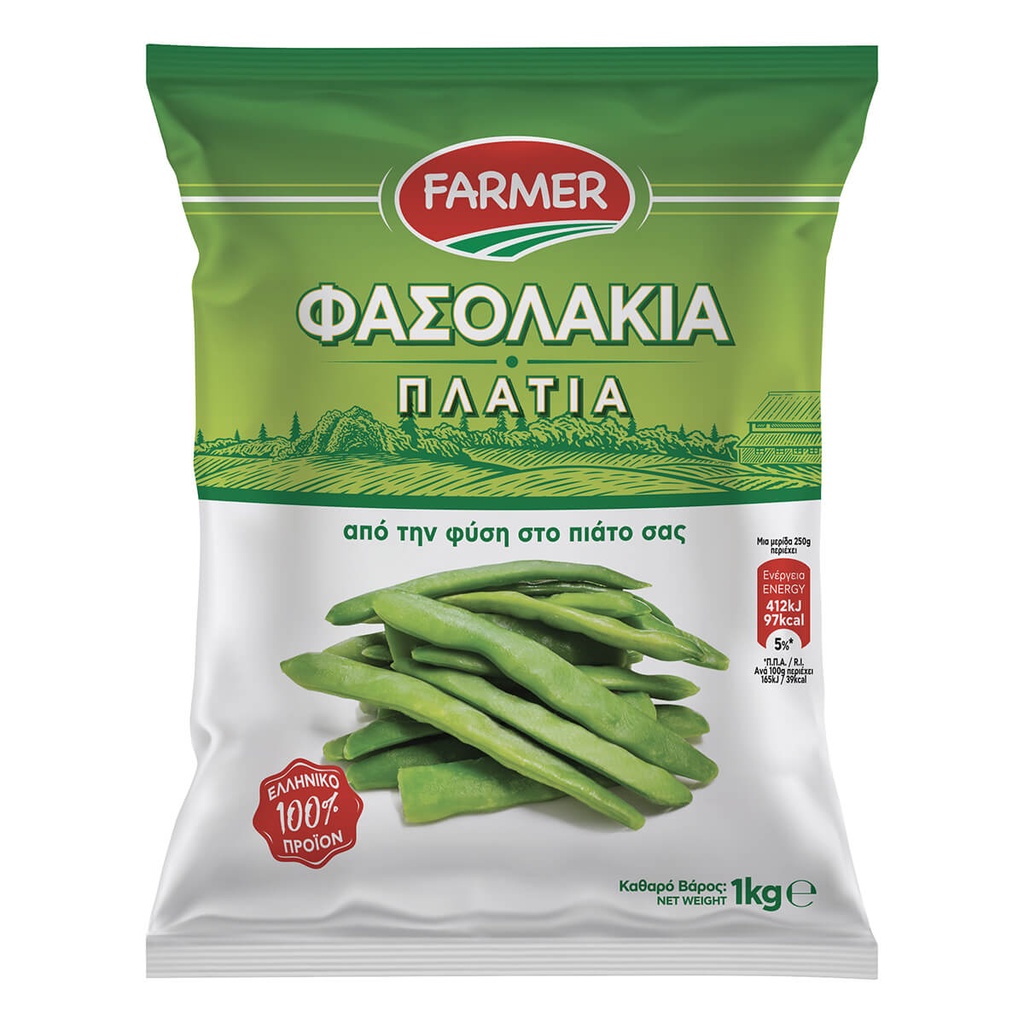 FARMER 1KG ΦΑΣΟΛΑΚΙΑ ΠΛΑΤΙΑ ΚΤΨ