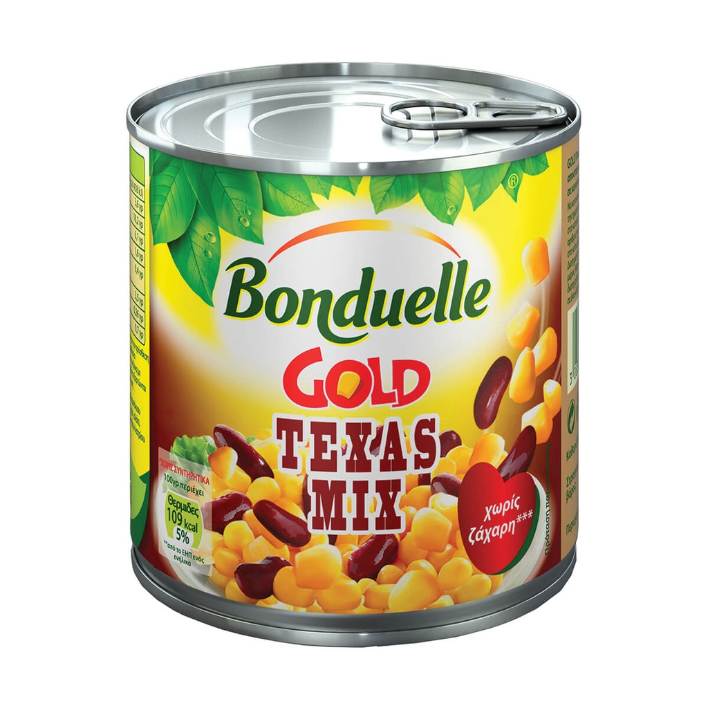 BONDUELLE 285G GOLD TEXAS MIX
