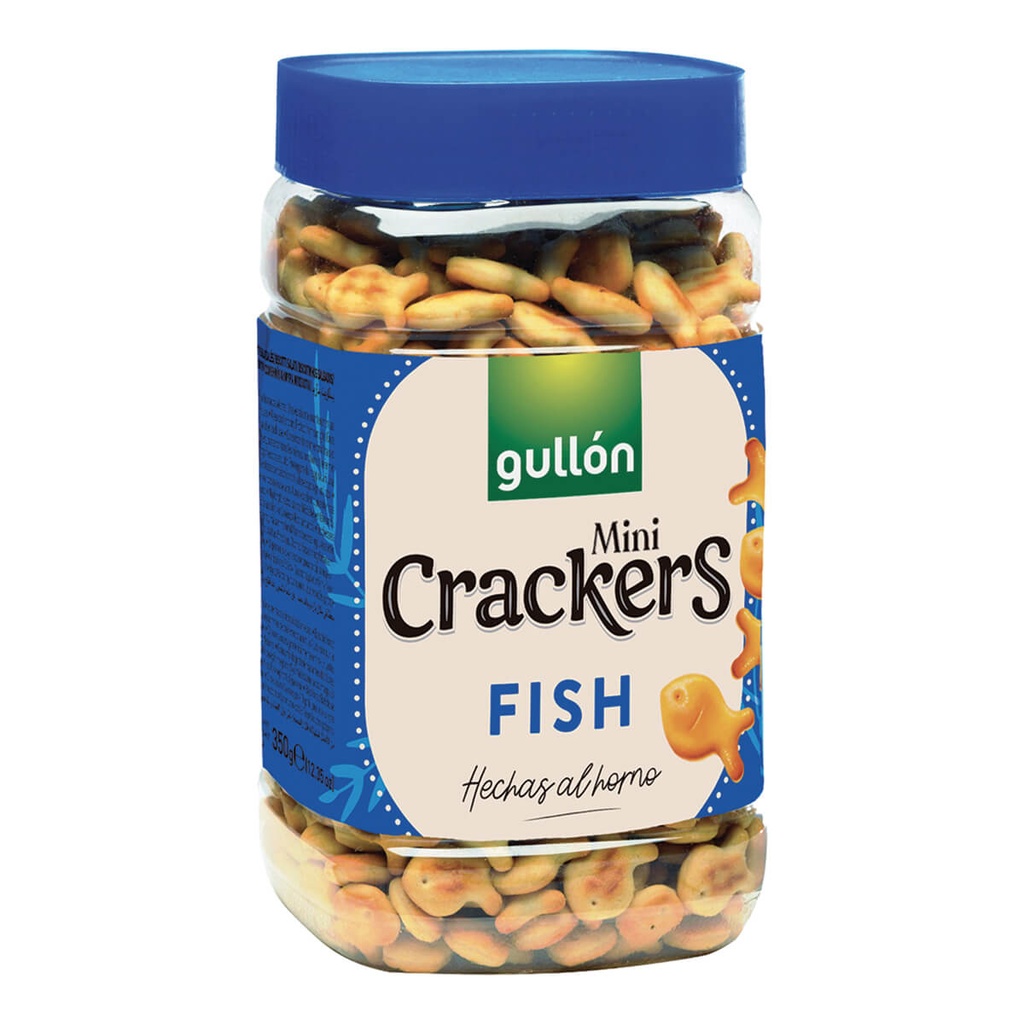 [1012719] GULLON 350G MINI CRACKERS FISH /ΠΛΑΣΤ ΒΑΖΟ