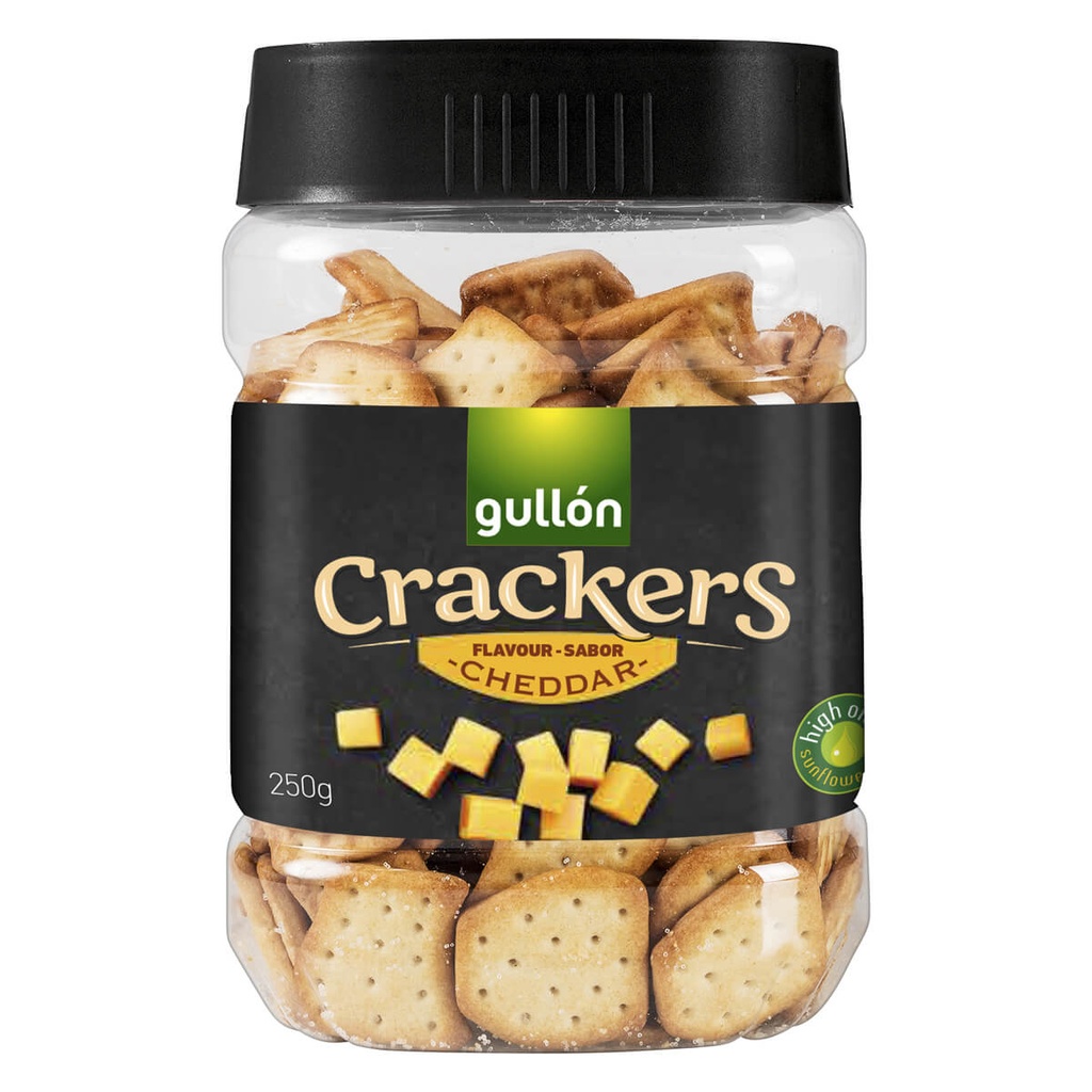 [1013676] GULLON 250G MINI CRACKERS CHEDDAR /ΠΛΑΣΤ ΒΑΖΟ