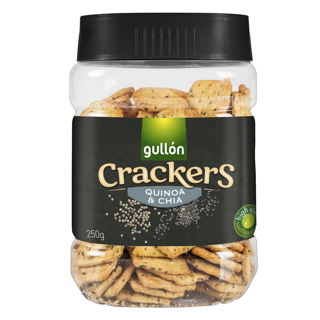 GULLON 250G MINI CRACKERS QUINOA & CHIA /ΠΛΑΣΤ ΒΑΖΟ