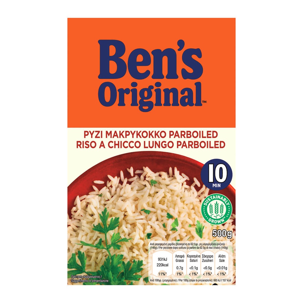 [1015445] BEN'S ORIGINAL 500G ΡΥΖΙ 10' min