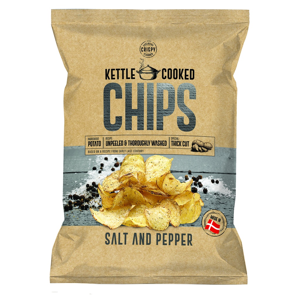 KETTLE COOKED 150G CHIPS ΘΑΛΑΣΣΙΝΟ ΑΛΑΤΙ & ΠΙΠΕΡΙ