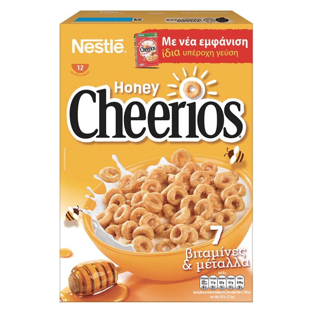 CHEERIOS 330G ΔΗΜΗΤΡΙΑΚΑ ΟΛΙΚΗΣ ΜΕ ΜΕΛΙ