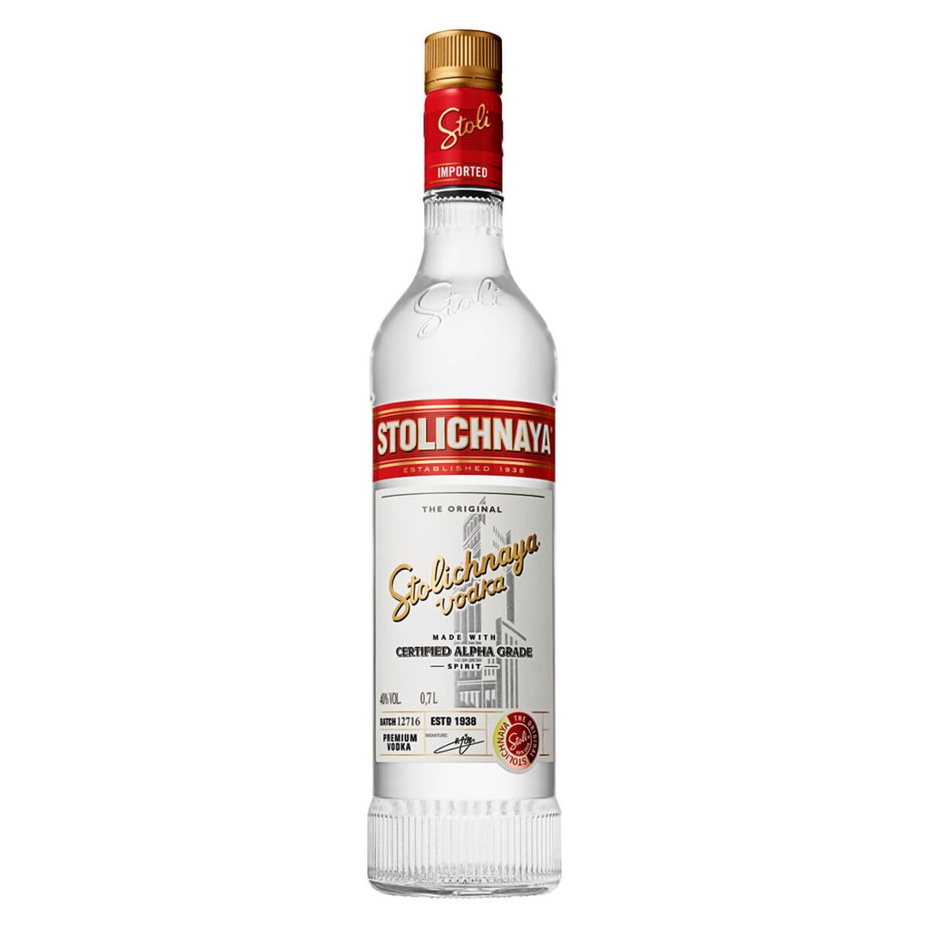 [4600659020853] Stolichnaya Original Vodka 38% Αλκοόλ 700ml