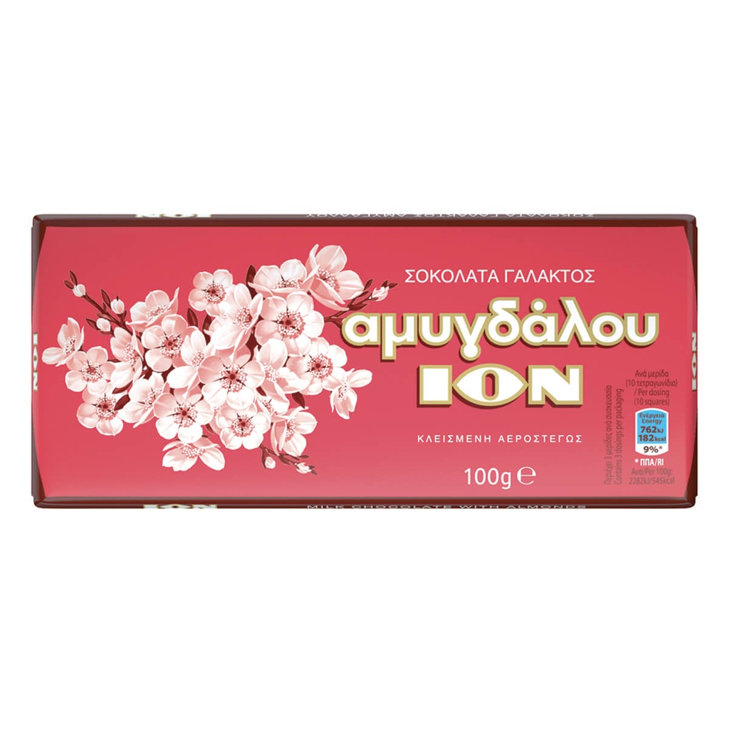 [5012501022097] ΙΟΝ 100G ΣΟΚΟΛΑΤΑ ΑΜΥΓΔΑΛΟΥ