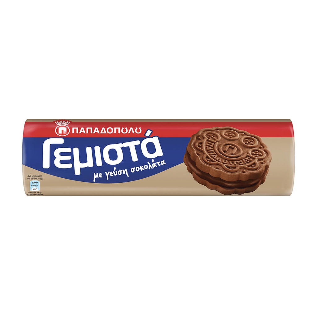 ΠΑΠΑΔΟΠΟΥΛΟΥ 200G ΜΠΙΣΚΟΤΑ ΓΕΜΙΣΤΑ ΚΑΚΑΟ