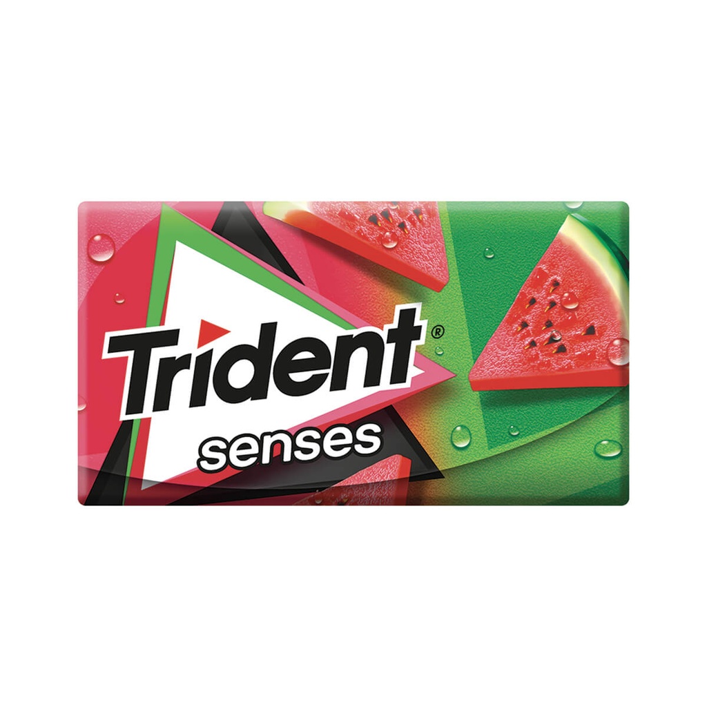 [1030839] Trident Τσίχλες Senses Καρπούζι 27gr