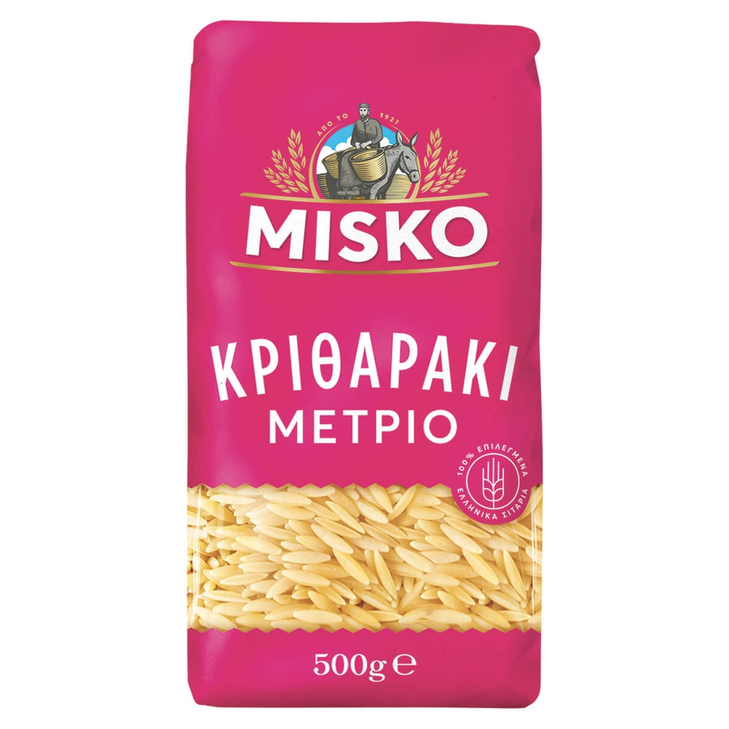 [5201010144523] MISKO 500G ΚΡΙΘΑΡΑΚΙ ΜΕΤΡΙΟ