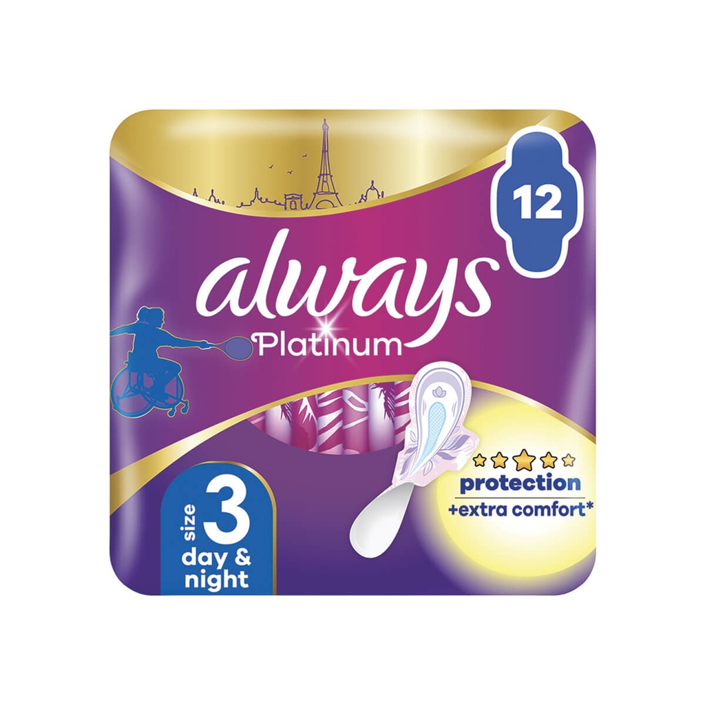 Always Ultra Platinum Night Duo Pack 12τμχ