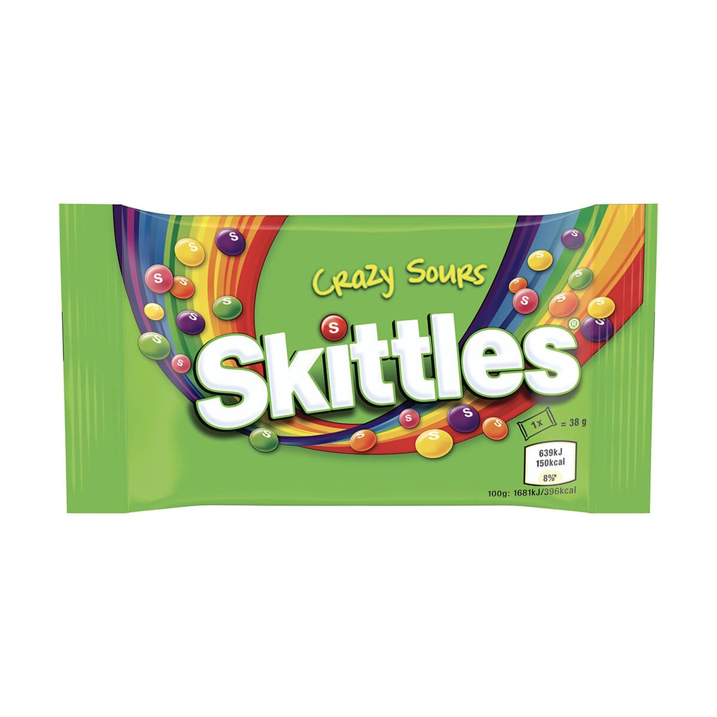 2+1)SKITTLES 38G SOURS CANDY
