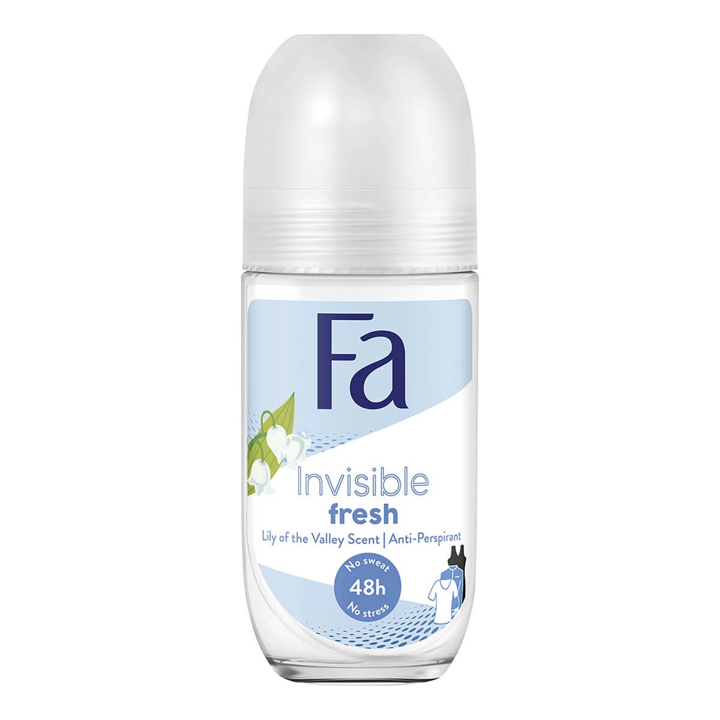 FA 50ML DEO ROLL ON INVISIBLE FRESH ΓΥΝ