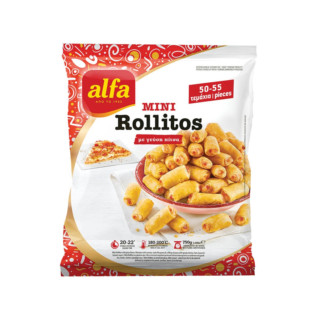 [1023453] ALFA 750G MINI ROLLITOS PIZZA