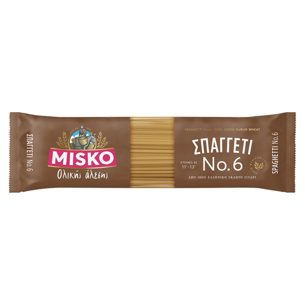 [5201010009419] MISKO 500G Ν.6 SPAGHETTI ΟΛΙΚΗΣ