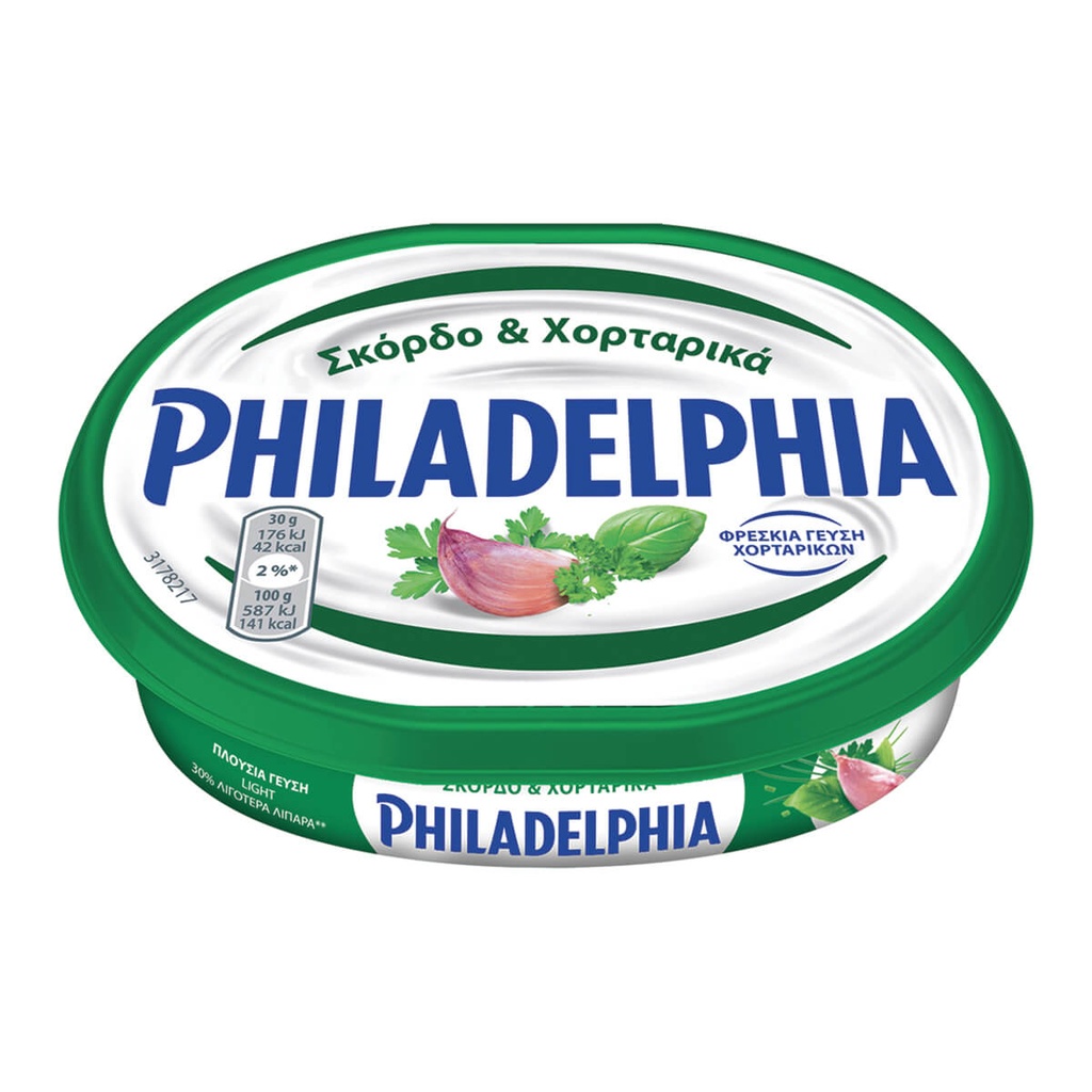 [1015074] PHILADELPHIA 200G ΤΥΡΙ ΚΡΕΜΑ ΜΕ ΣΚΟΡΔΟ